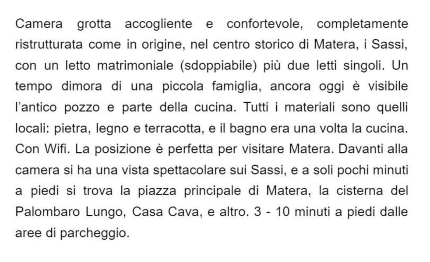 Cave Rooms Sassi Matera Phòng bức ảnh