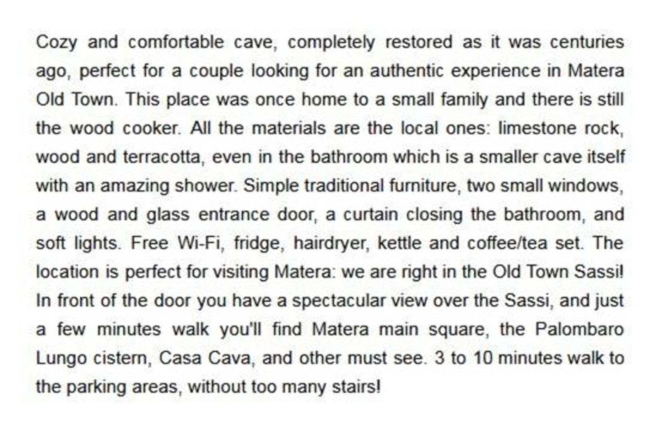 Cave Rooms Sassi Matera Phòng bức ảnh